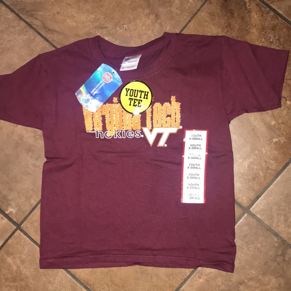 NWT Unisex VT Youth Cotton Tee